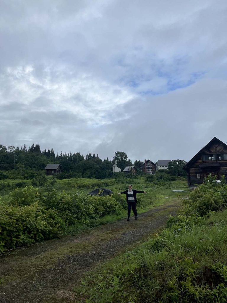 佐野真一さん　作品名「雨上がり　空気がおいし～い」